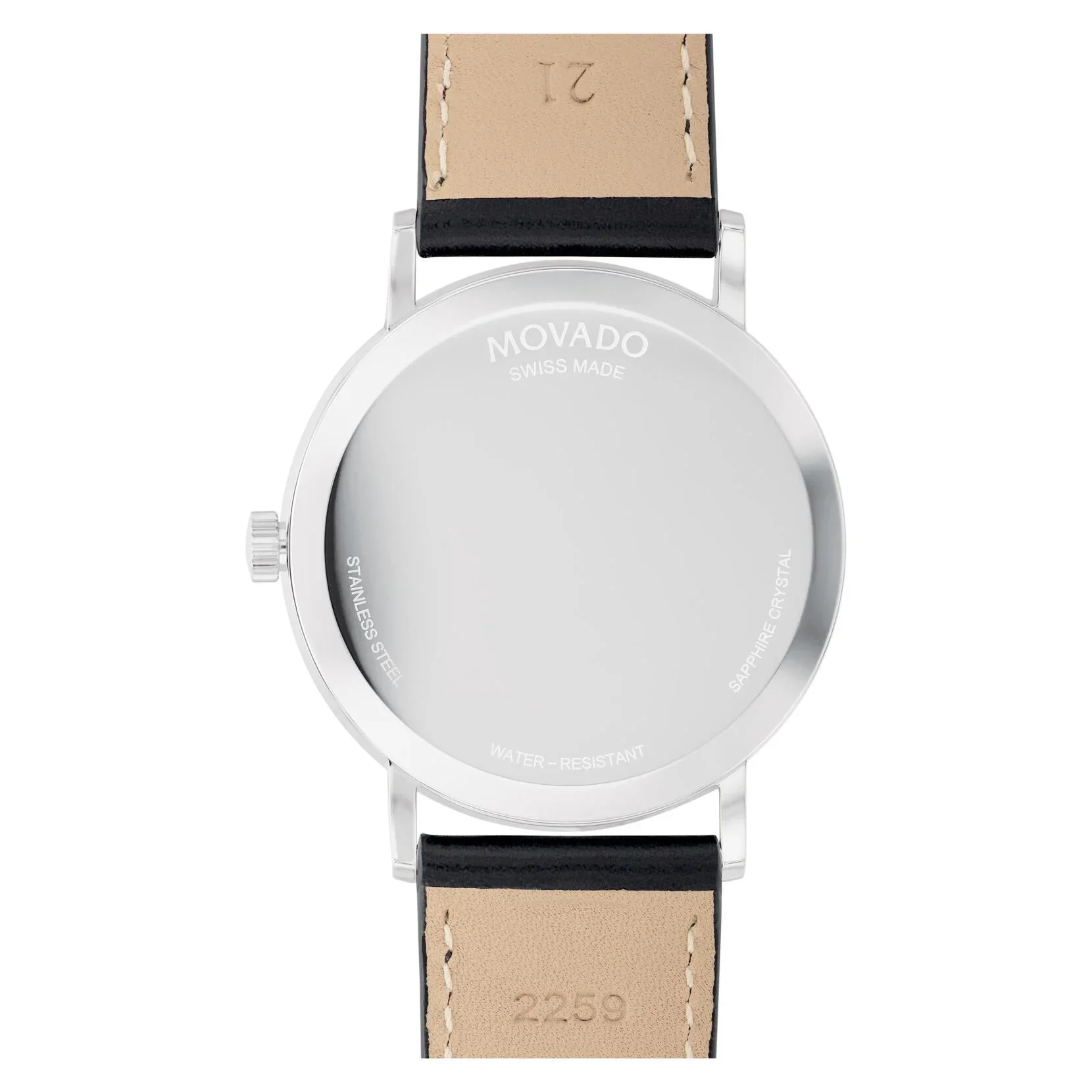 0607589 Reloj Movado Signature de hombre correa de piel - Image 2