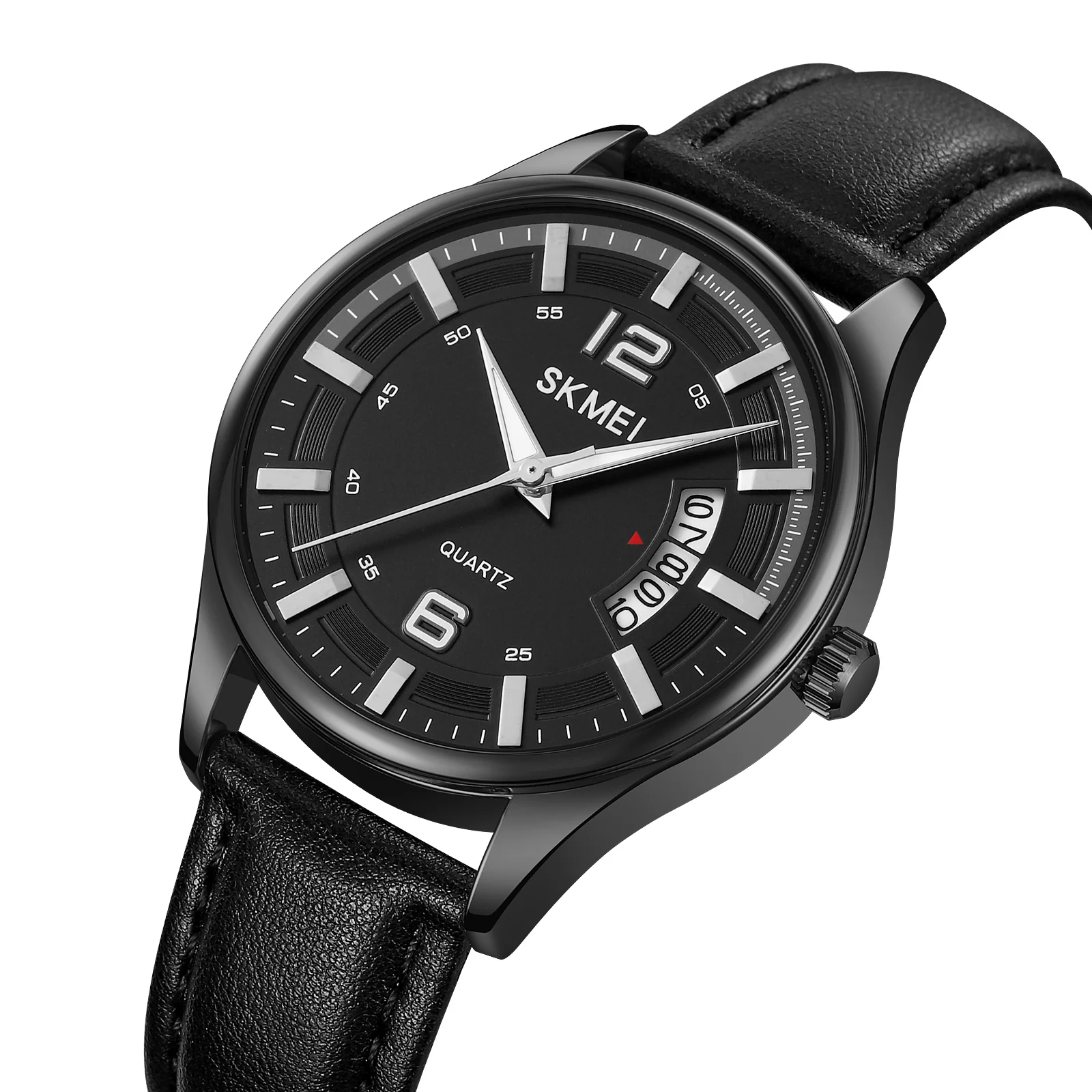 2046 Skmei reloj para caballero pulsera de cuero - Image 3