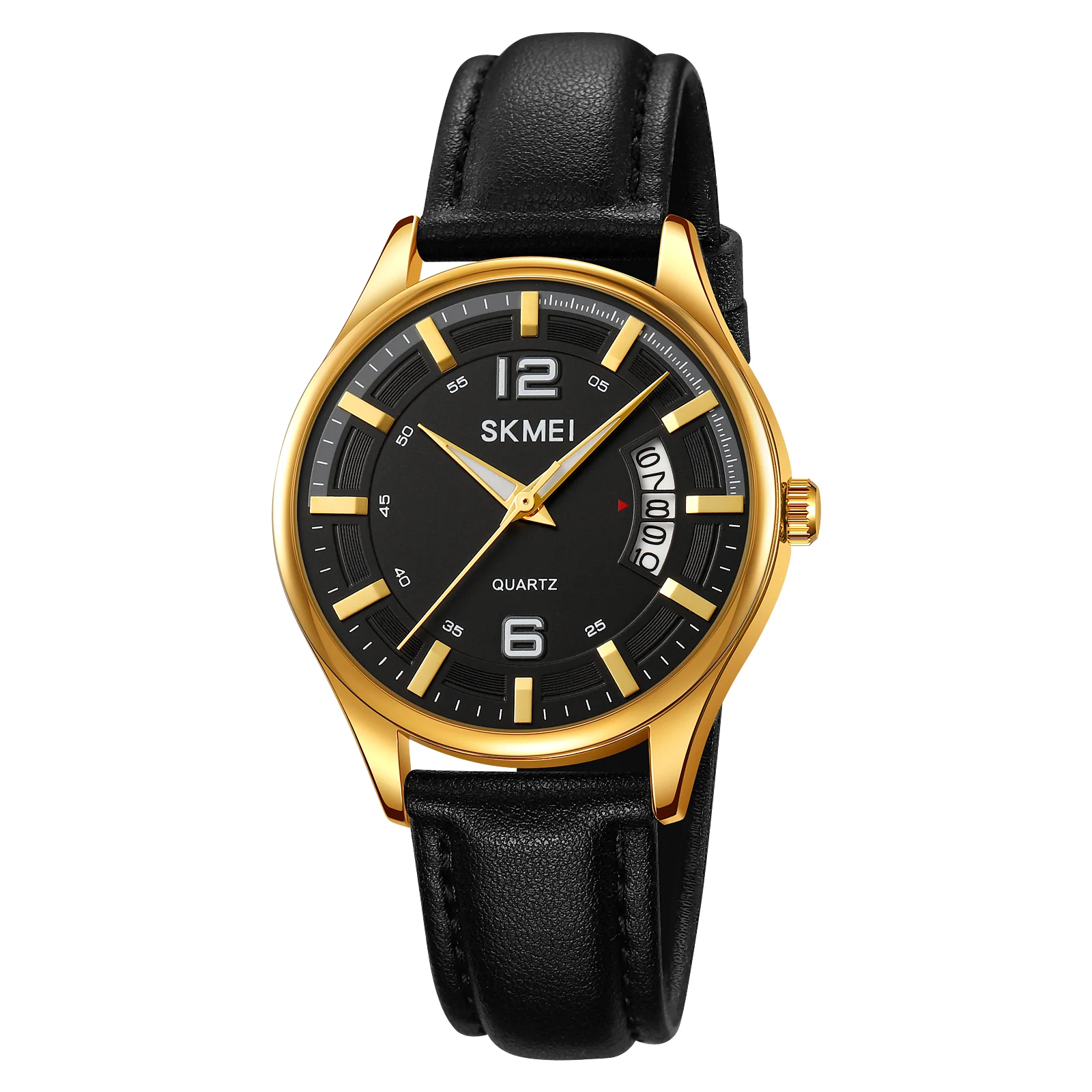 2046 Skmei reloj para caballero pulsera de cuero - Image 9
