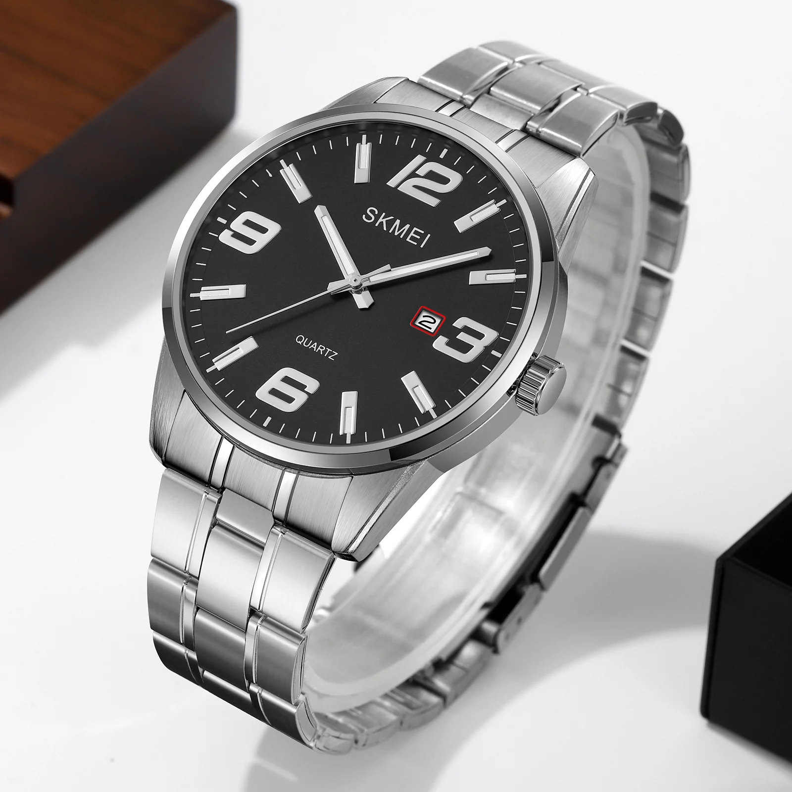 2087 Skmei Reloj para caballero correa de acero - Image 19