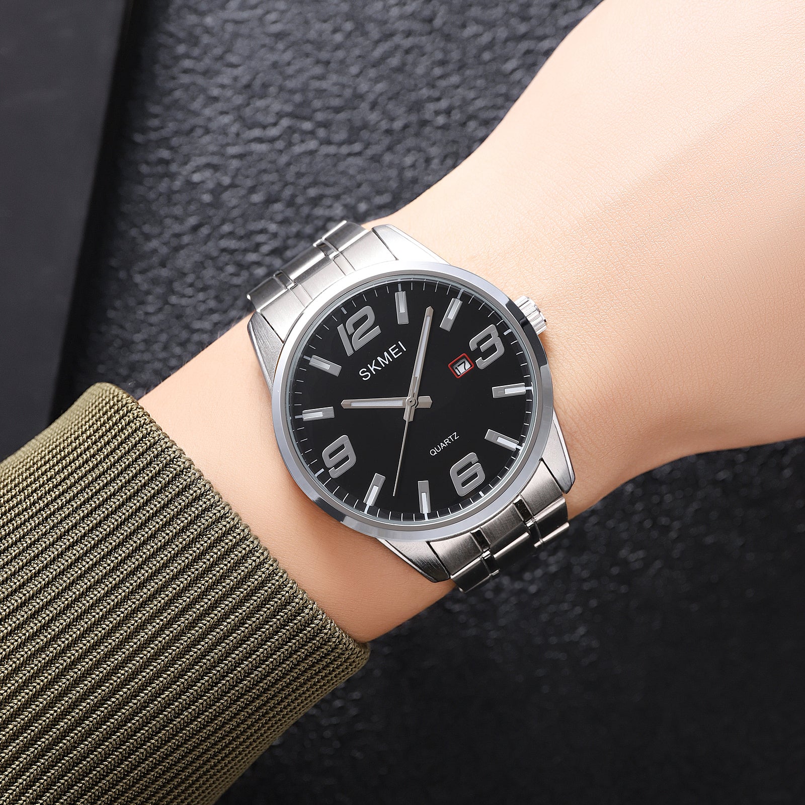 2087 Skmei Reloj para caballero correa de acero - Image 20