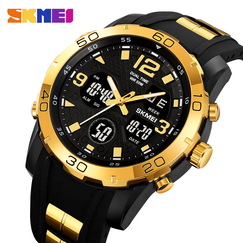 2102 Reloj Skmei pulsera de caucho para hombre - Image 7