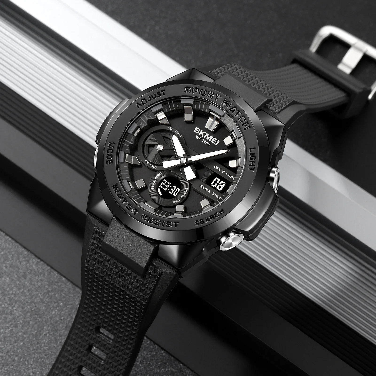 2105 Skmei reloj deportivo para hombre doble hora - Image 12