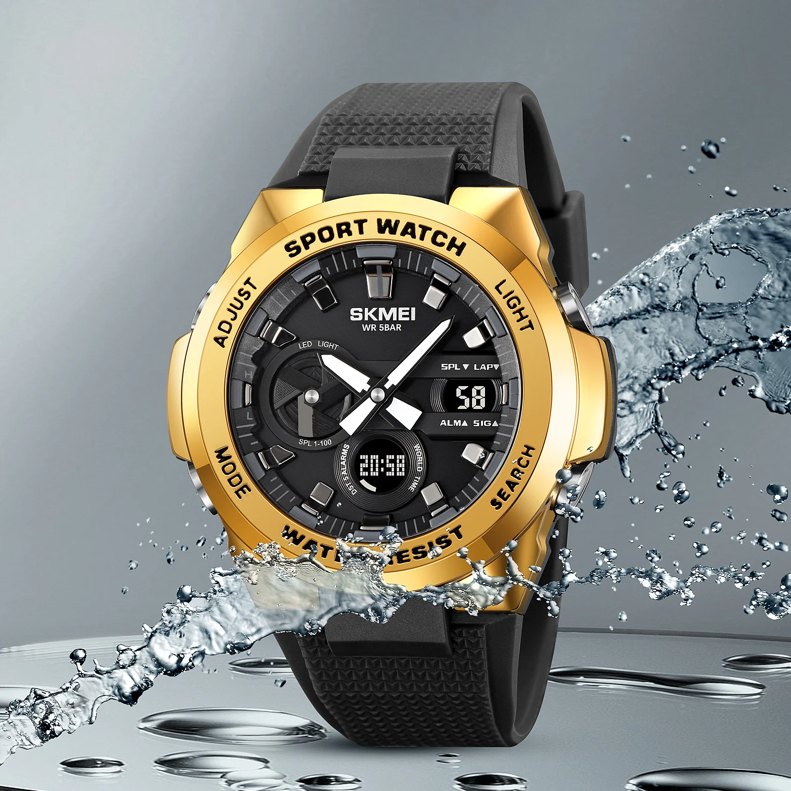 2105 Skmei reloj deportivo para hombre doble hora - Image 27