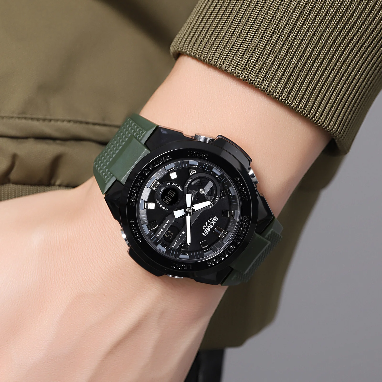 2105 Skmei reloj deportivo para hombre doble hora - Image 5