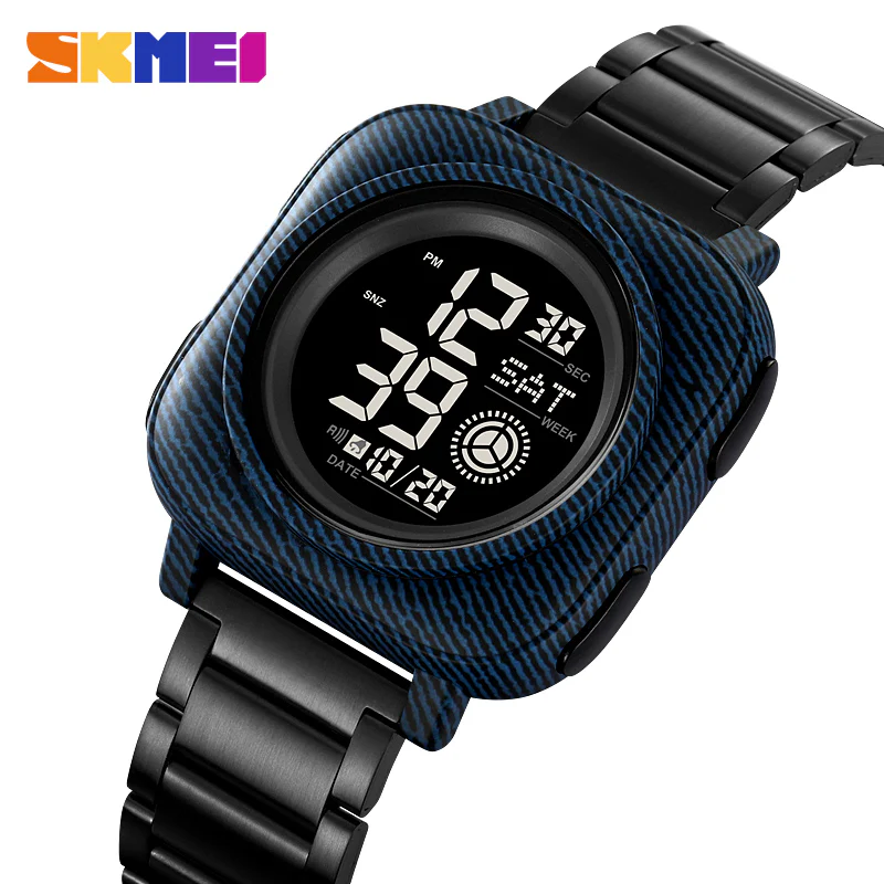 2131 Reloj Skmei para hombre pulsera de metal - Image 15