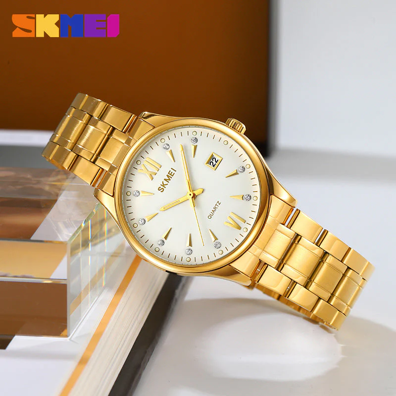 2158 Reloj Skmei para hombre pulsera de acero inoxidable - Image 2