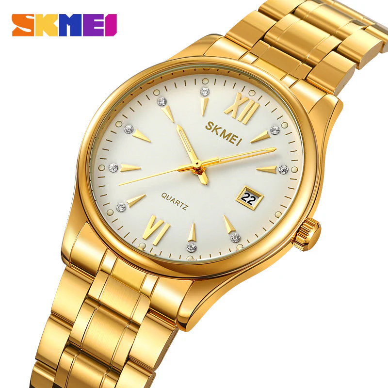 2158 Reloj Skmei para hombre pulsera de acero inoxidable - Image 4