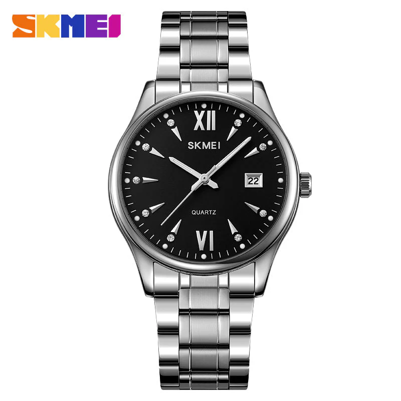 2158 Reloj Skmei para hombre pulsera de acero inoxidable - Image 8