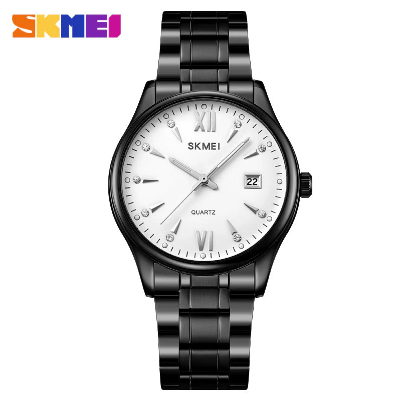 2158 Reloj Skmei para hombre pulsera de acero inoxidable - Image 9