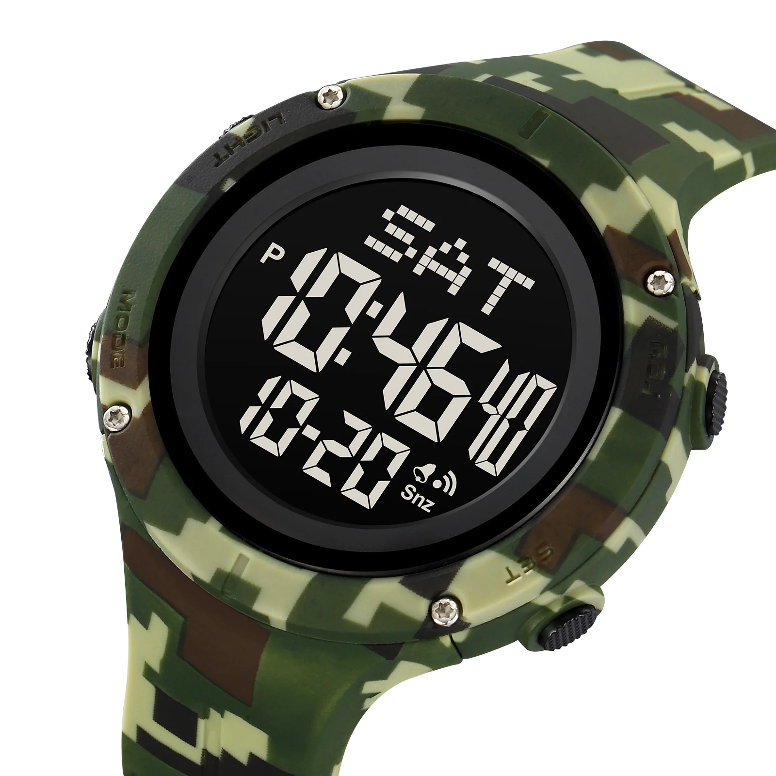 2159 Skmei pulsera de caucho para caballero - Image 30