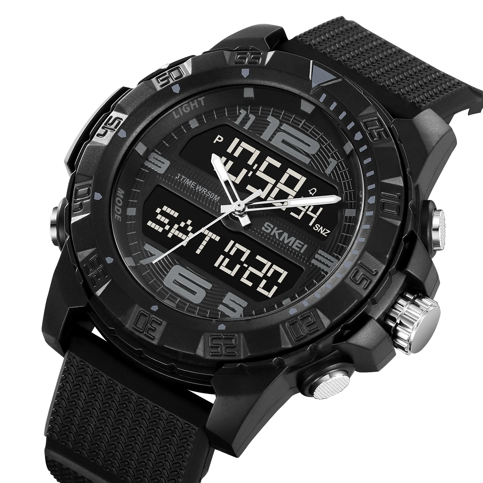 2162 Skmei para hombre reloj doble hora - Image 7