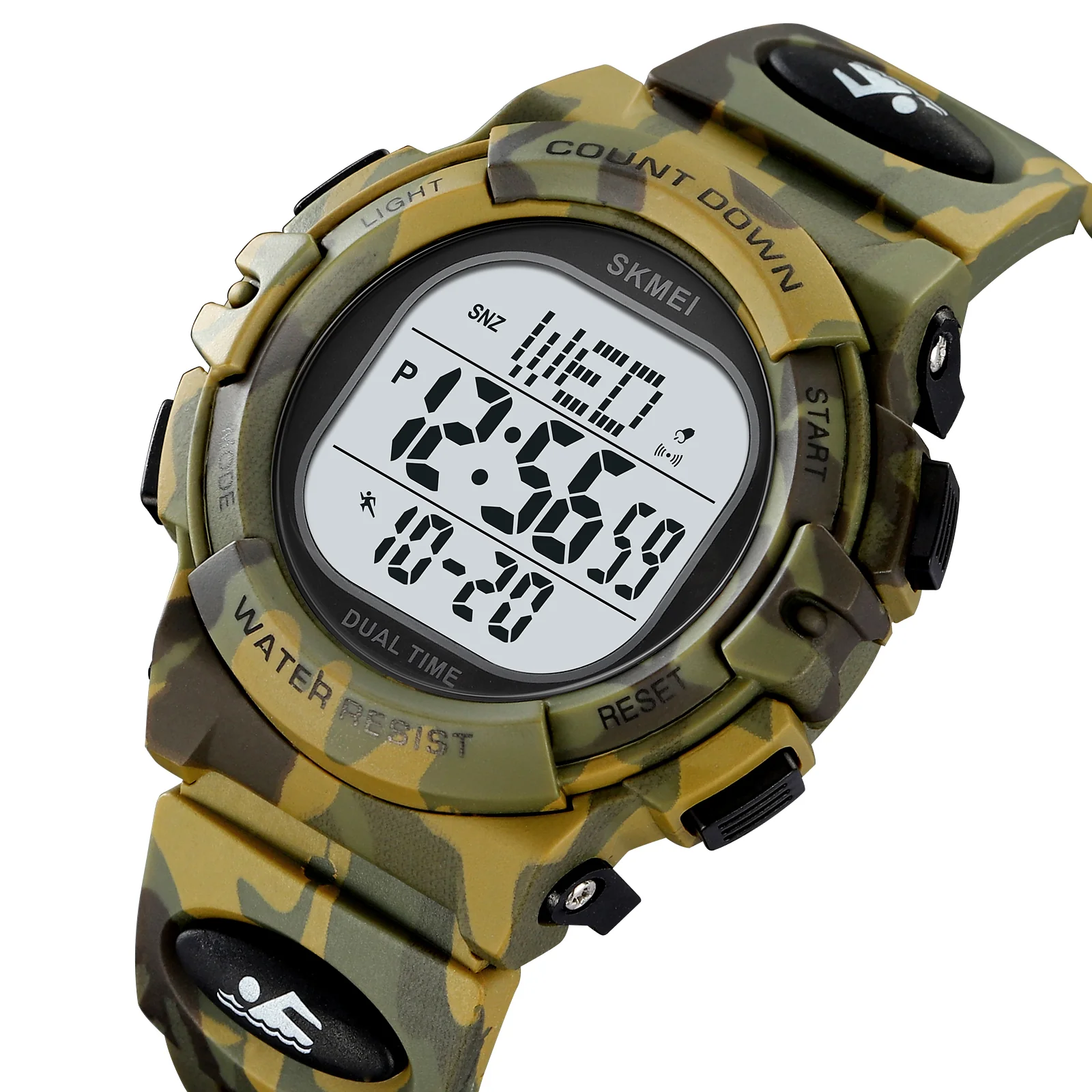 2164 Skmei reloj digital para hombre pulser de resina - Image 30
