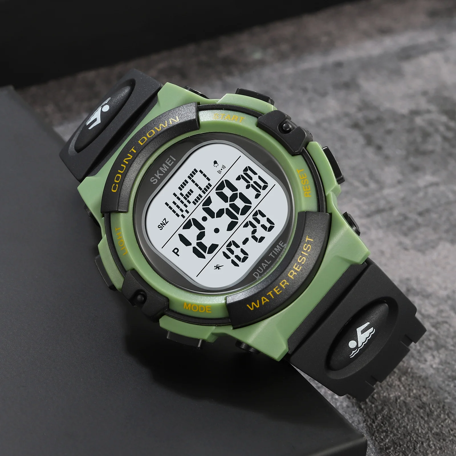 2164 Skmei reloj digital para hombre pulser de resina - Image 46