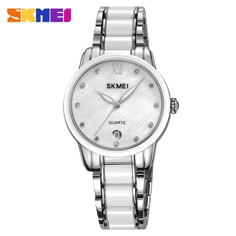 2175 Reloj Skmei para dama pulsera de metal - Image 10
