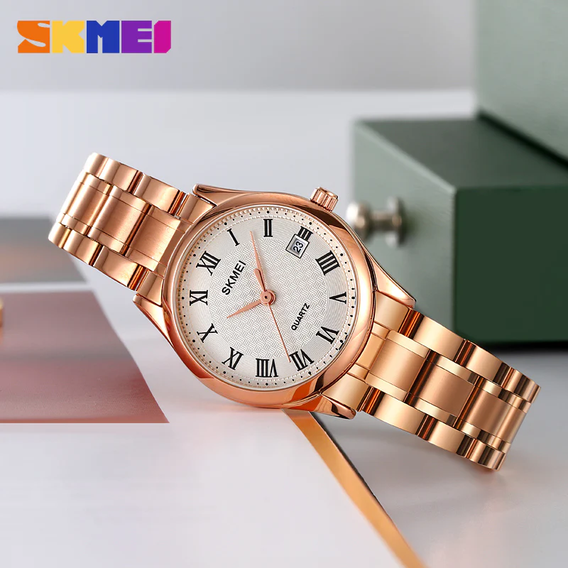 2178 Skmei reloj para dama pulsera de metal - Image 9