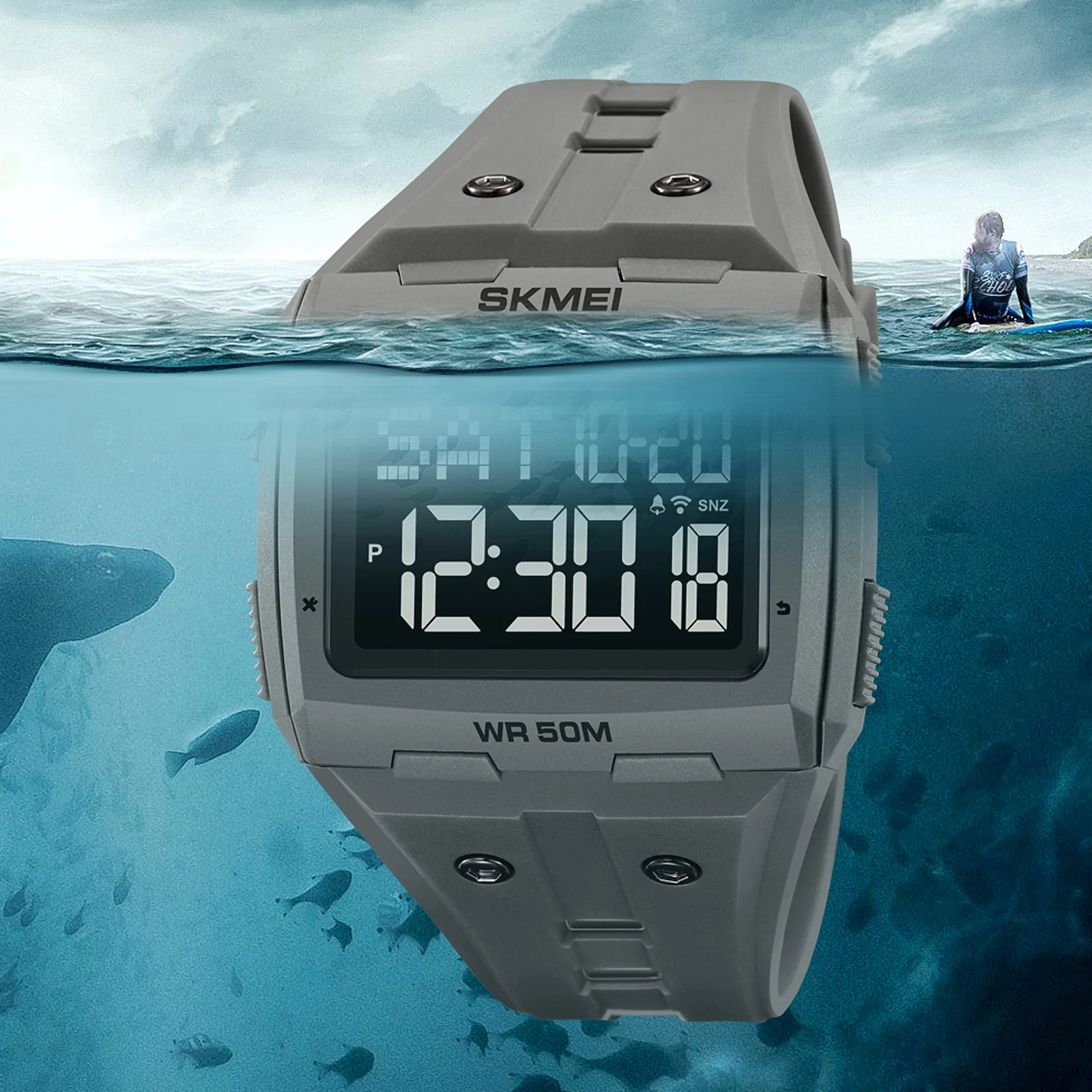 2186 Skmei reloj digital para caballero - Image 44