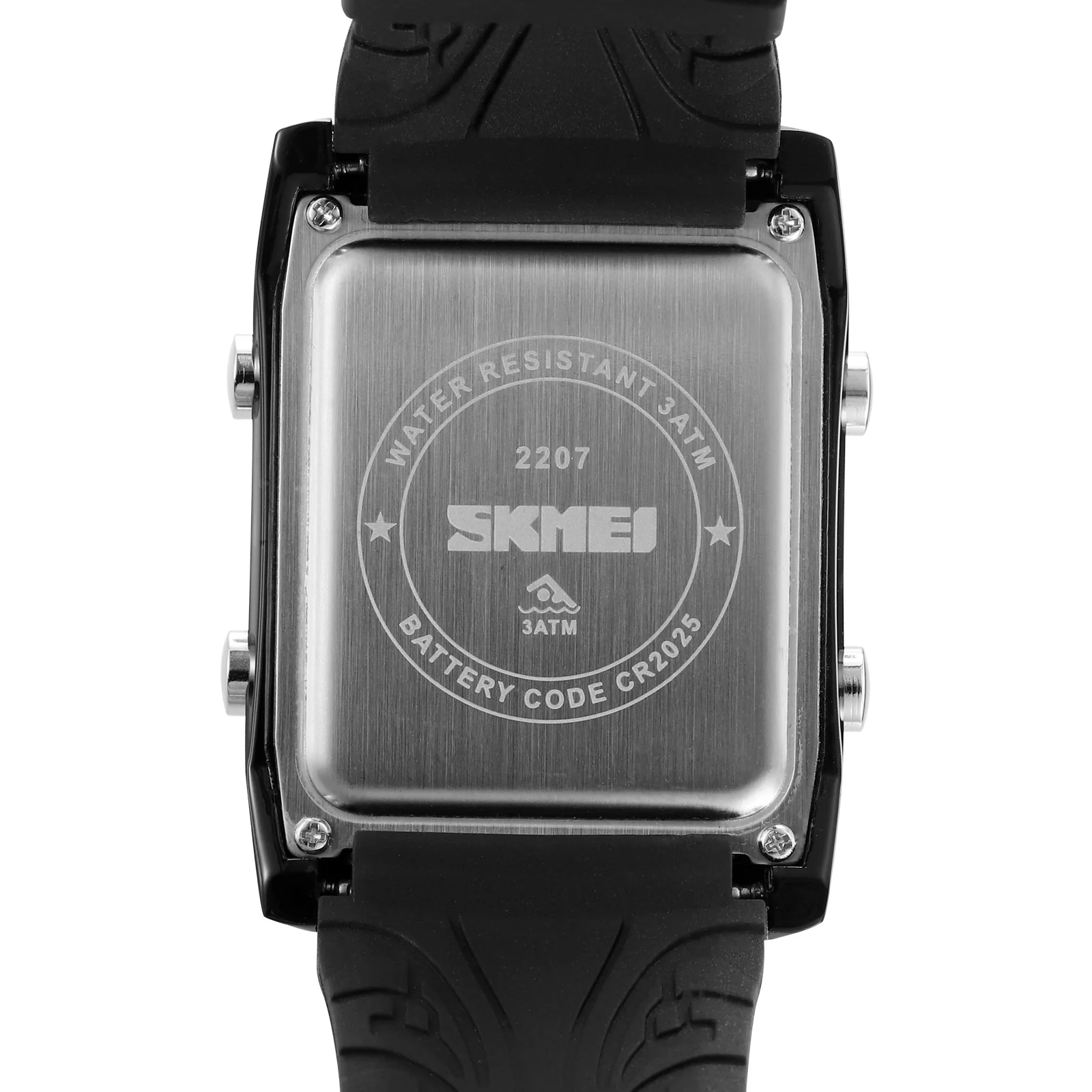 2207 Skmei reloj para caballero pulsera de caucho digital - Image 7
