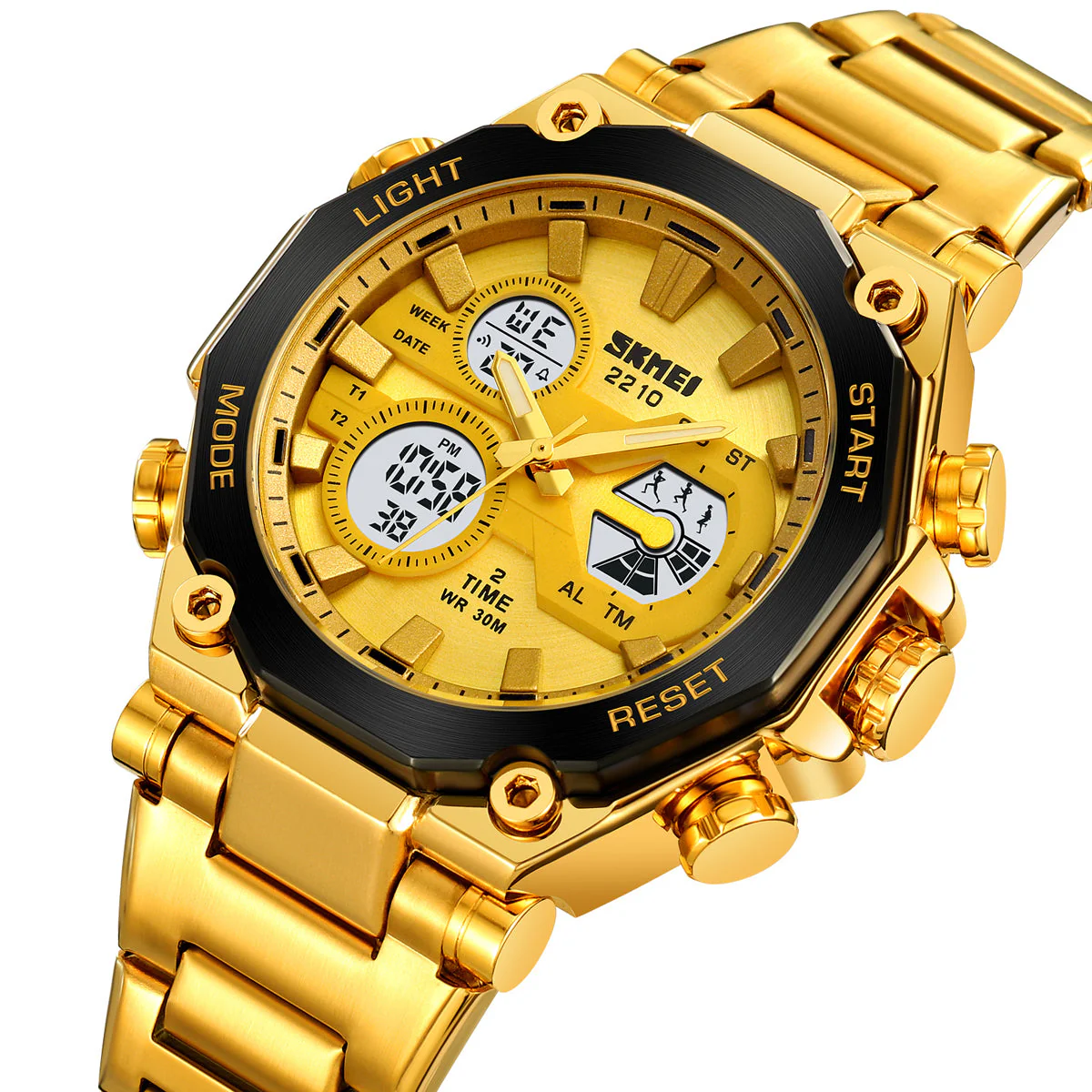 2210 Reloj Skmei para caballero pulsera de acero - Image 13