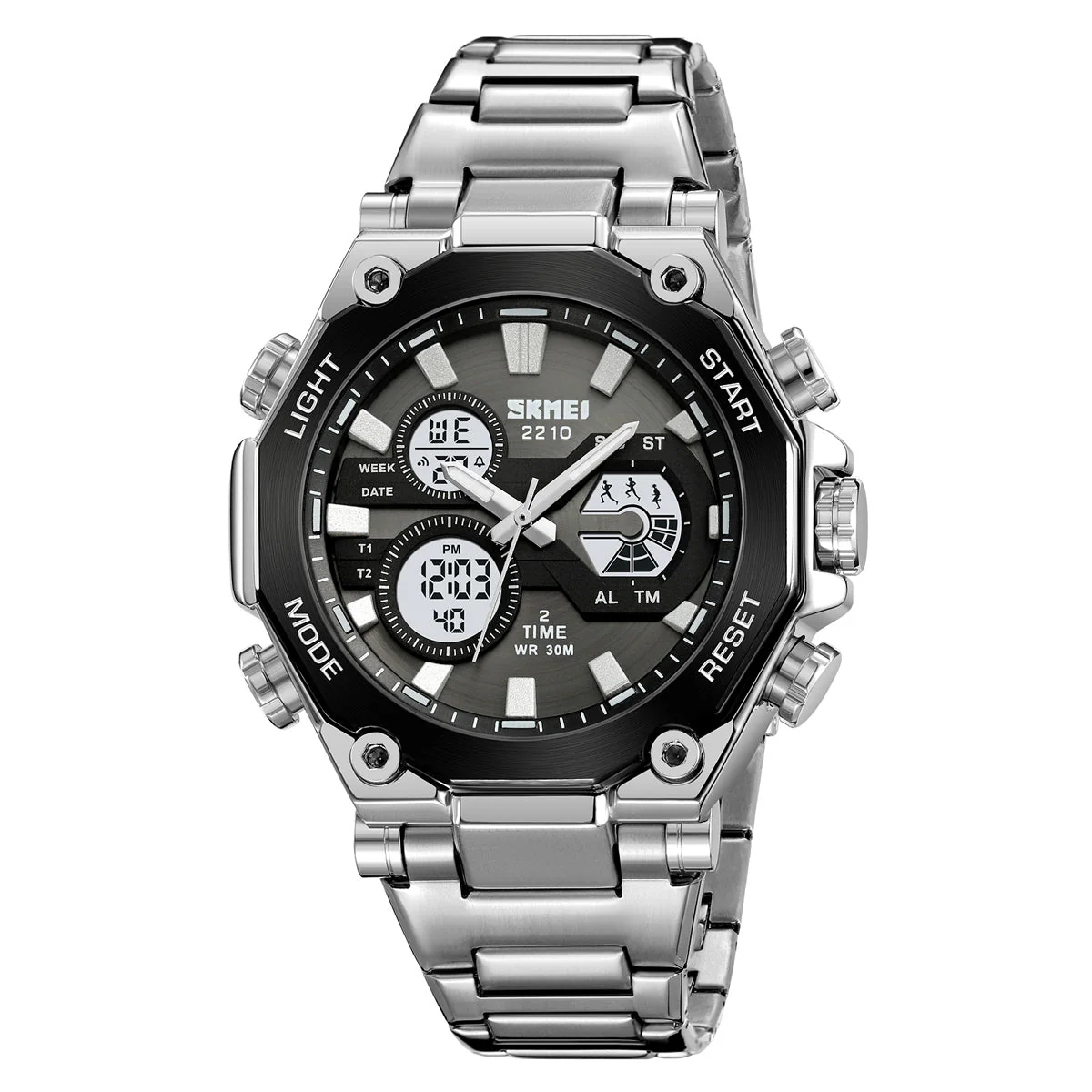 2210 Reloj Skmei para caballero pulsera de acero - Image 15