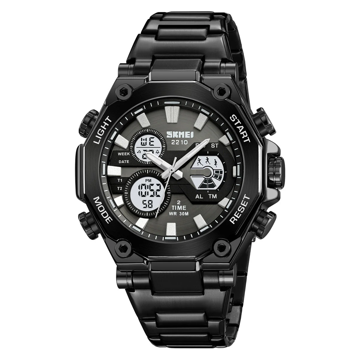 2210 Reloj Skmei para caballero pulsera de acero - Image 16