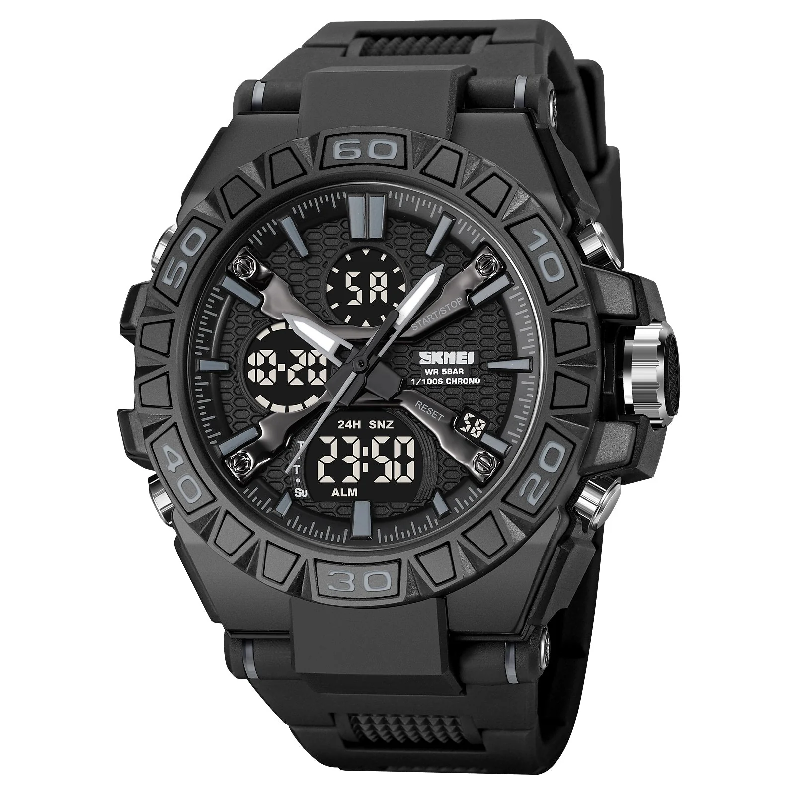 2220 Reloj Skmei pulsera de caucho para hombre - Image 10