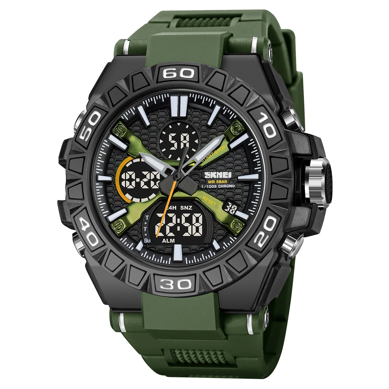 2220 Reloj Skmei pulsera de caucho para hombre - Image 9