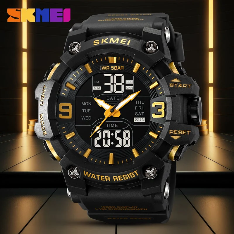 2222 Reloj Skmei para hombre pulsera de resina - Image 2
