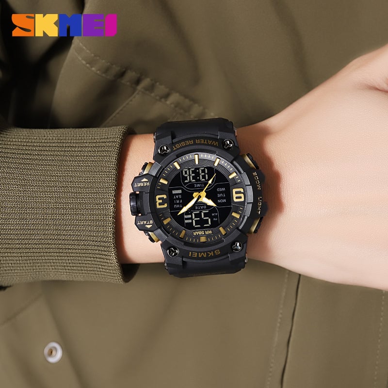 2222 Reloj Skmei para hombre pulsera de resina - Image 4