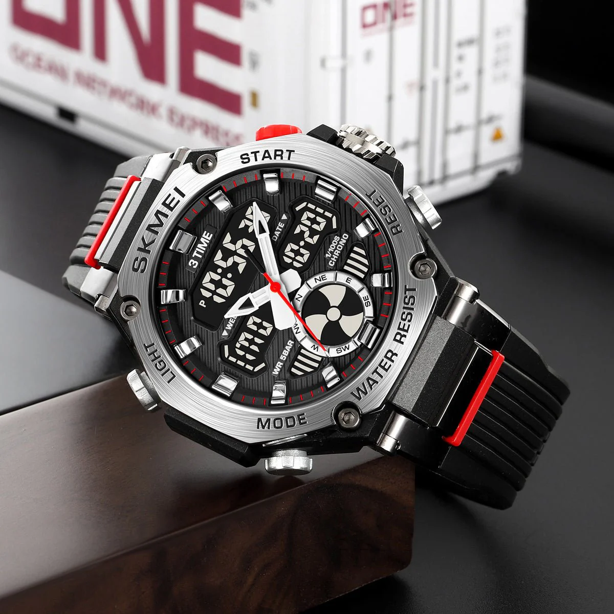 2223 Reloj skmei para hombre pulsera de resina - Image 3