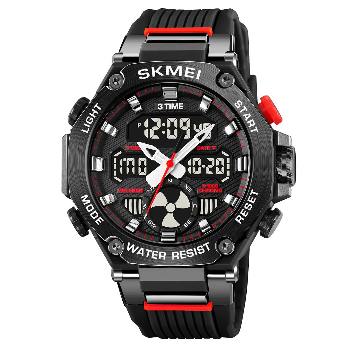 2223 Reloj skmei para hombre pulsera de resina - Image 9