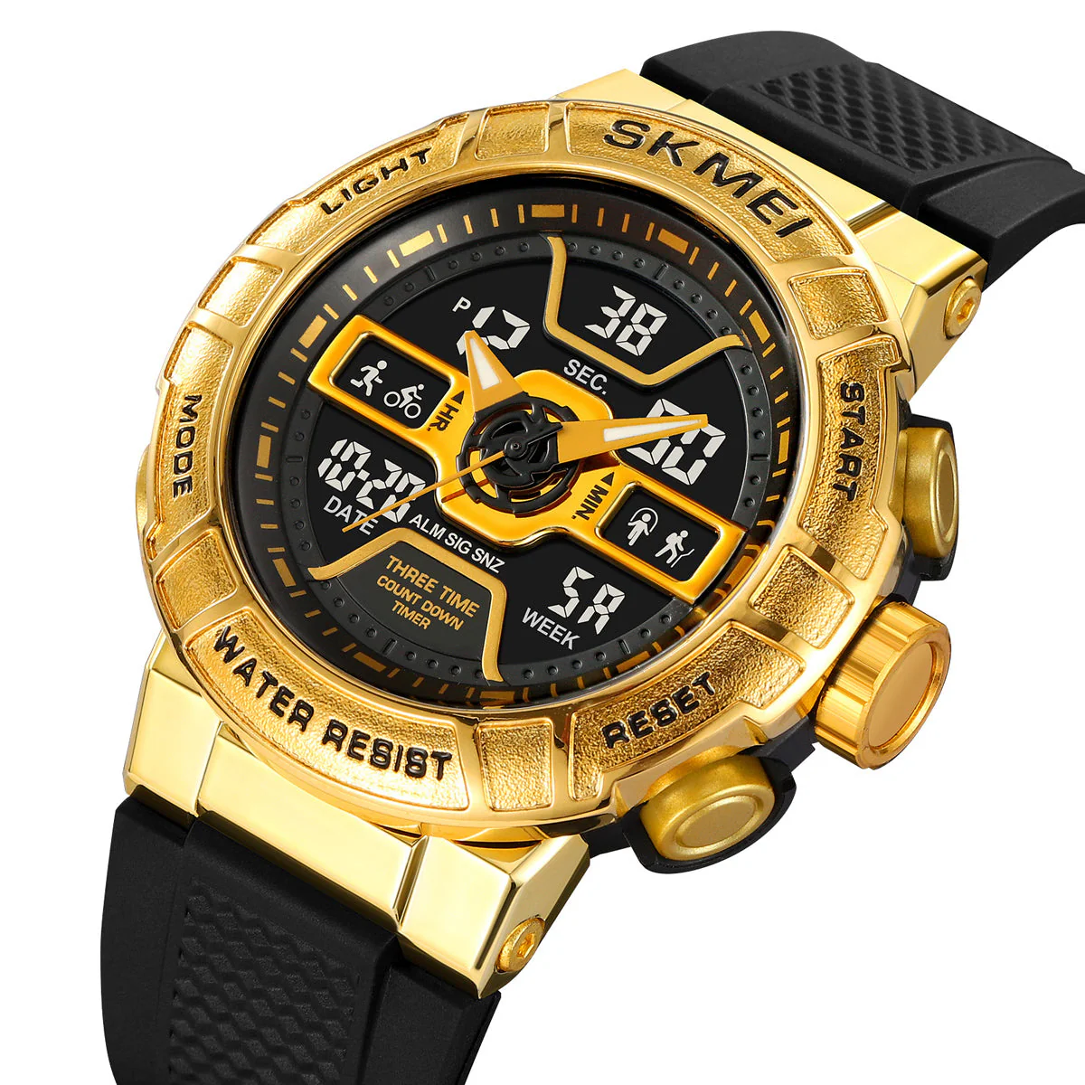 2227 Reloj Skmei deportivo para caballero pulsera de resina - Image 11