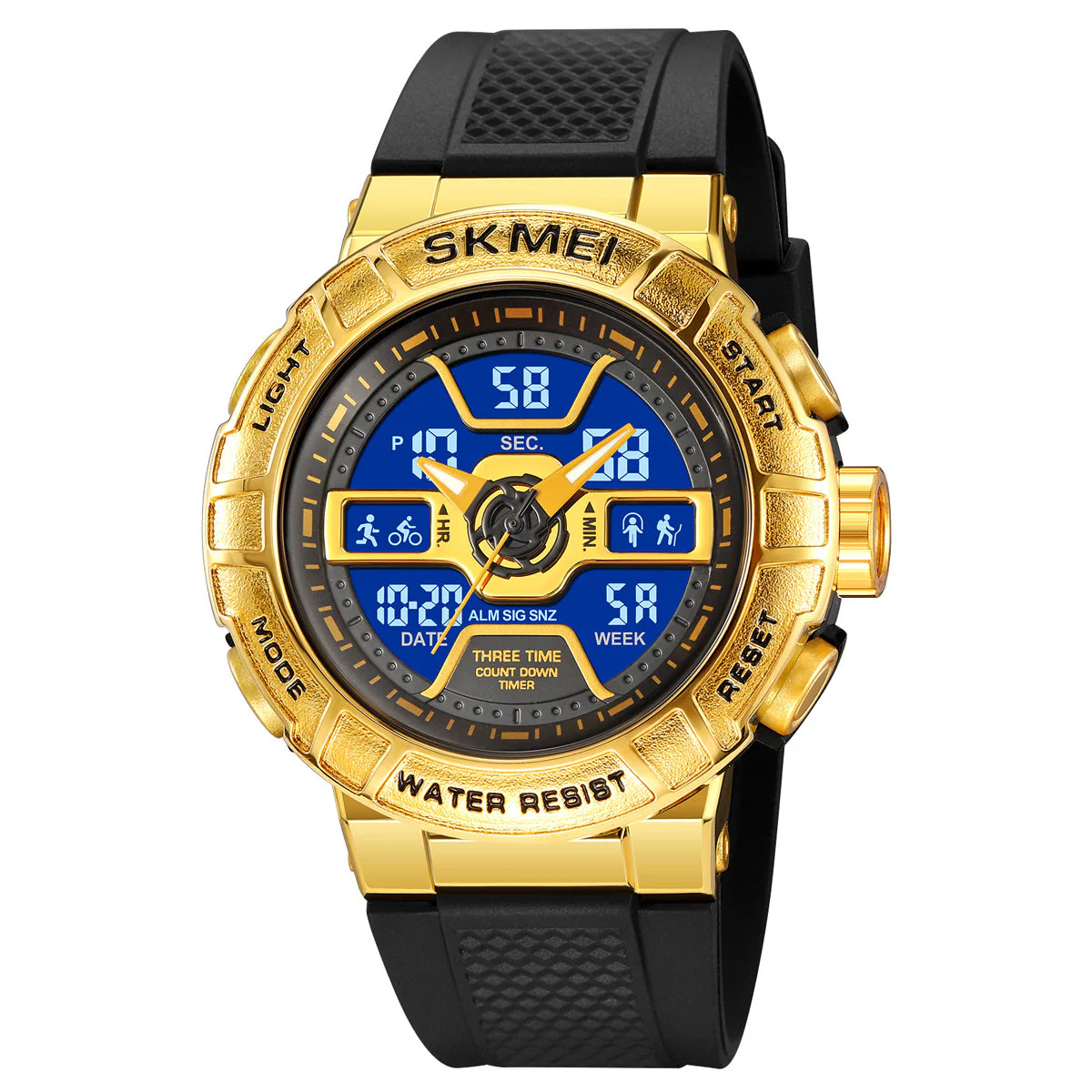 2227 Reloj Skmei deportivo para caballero pulsera de resina - Image 12