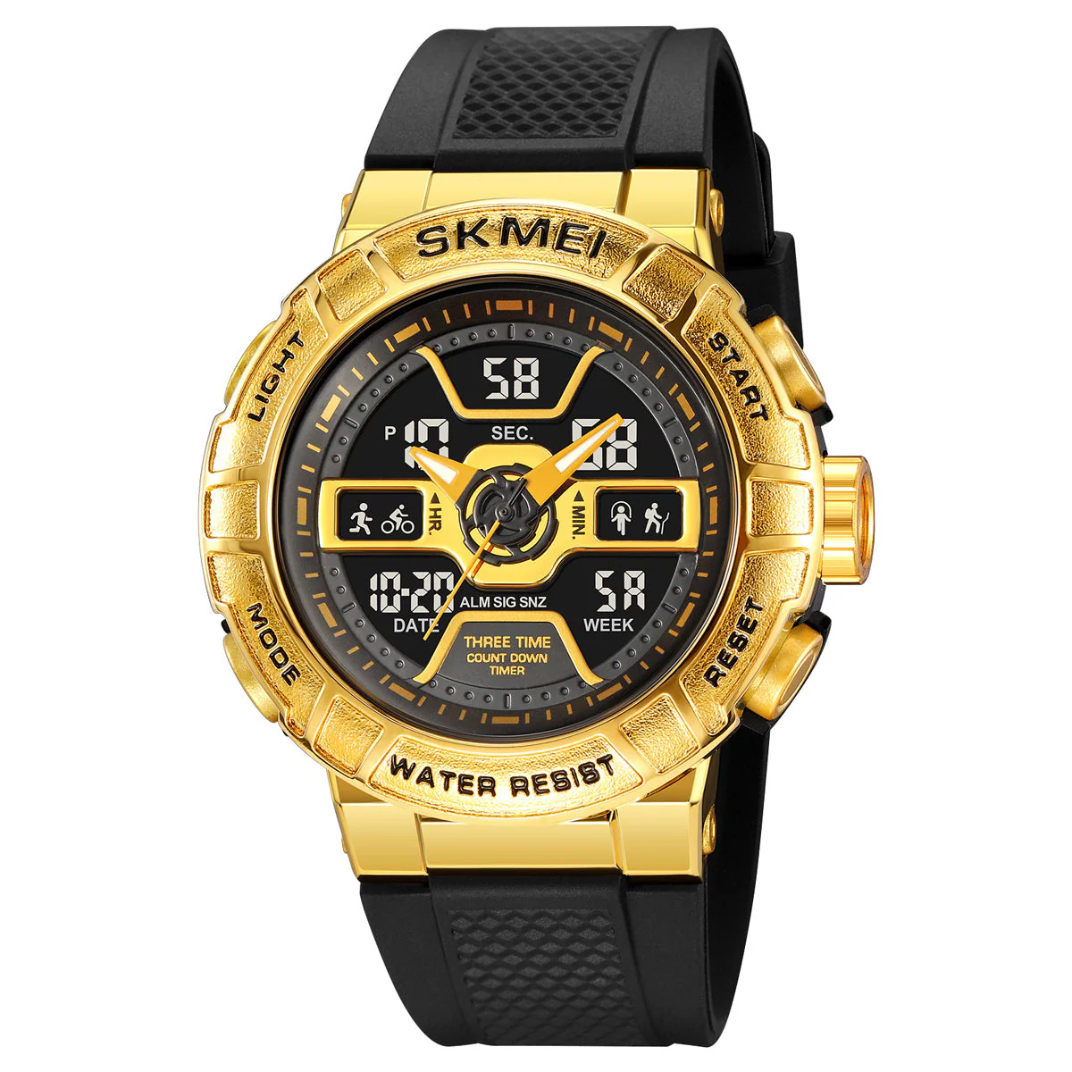 2227 Reloj Skmei deportivo para caballero pulsera de resina - Image 13