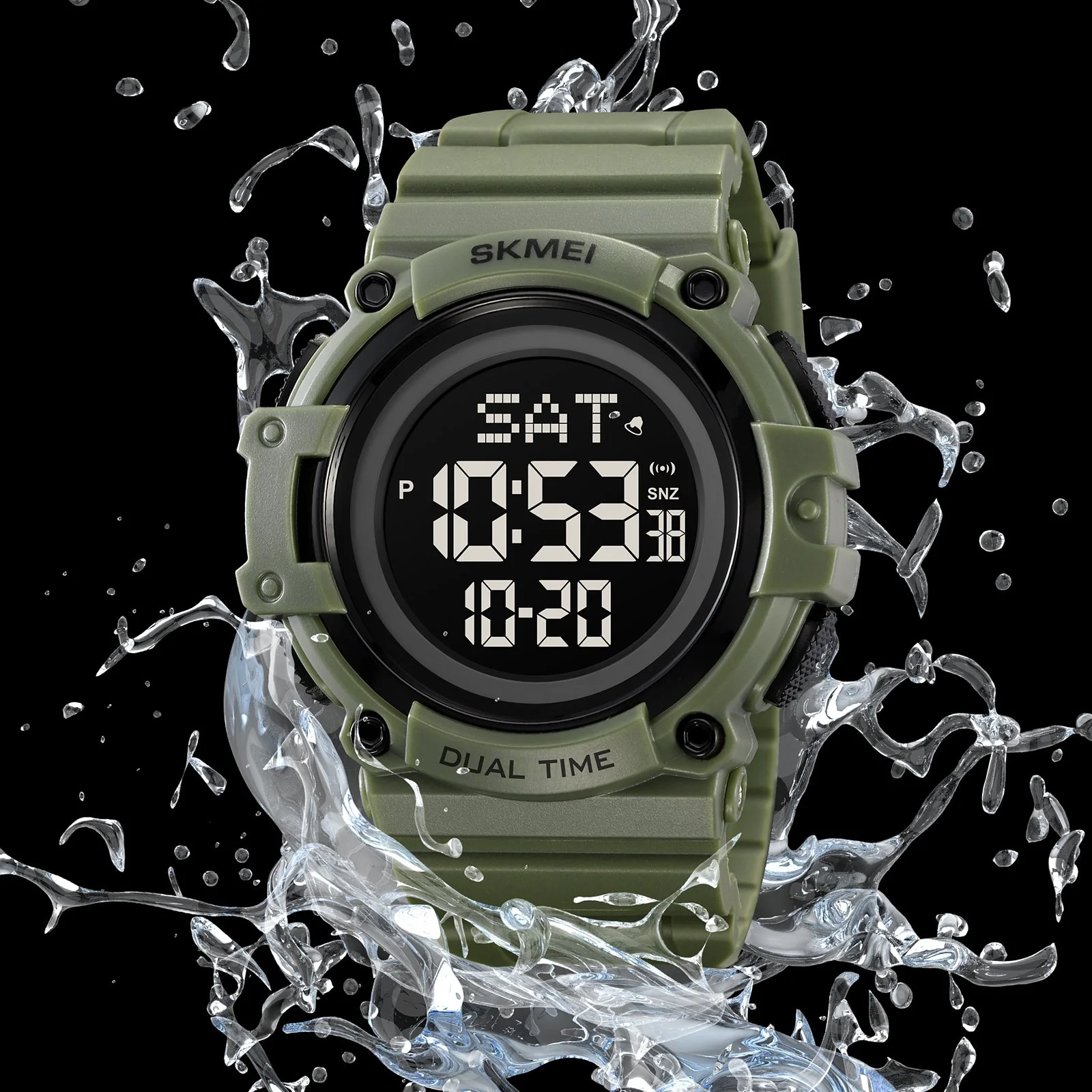 2230 Reloj Skmei para hombre pulsera de resina - Image 2