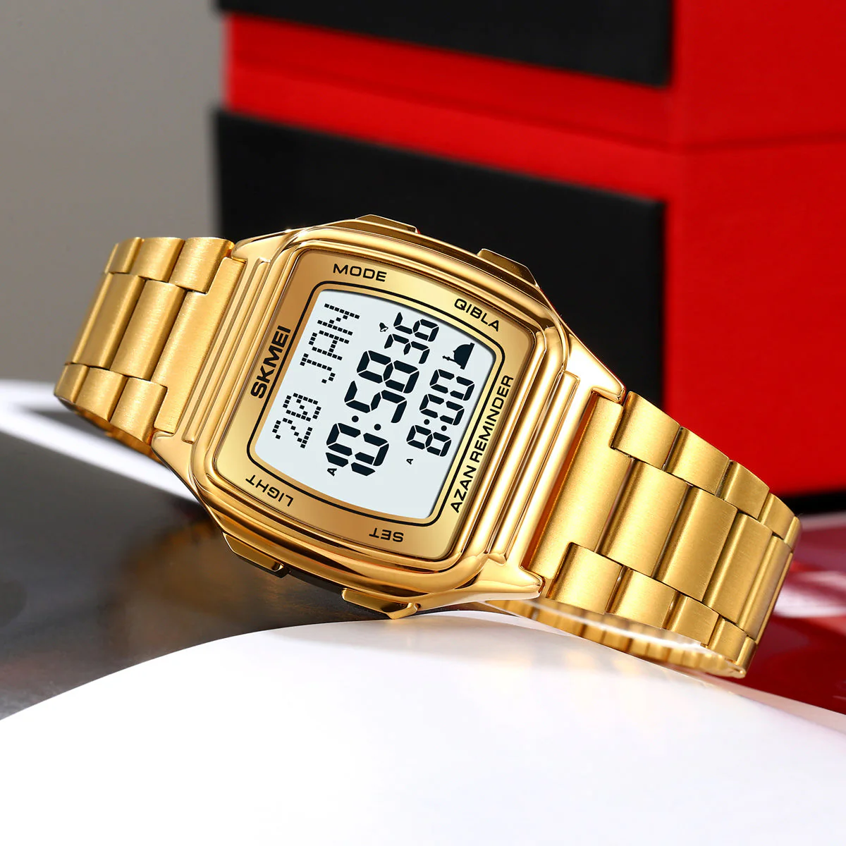 2240 Reloj Skmei para hombre pulsera de metal - Image 4
