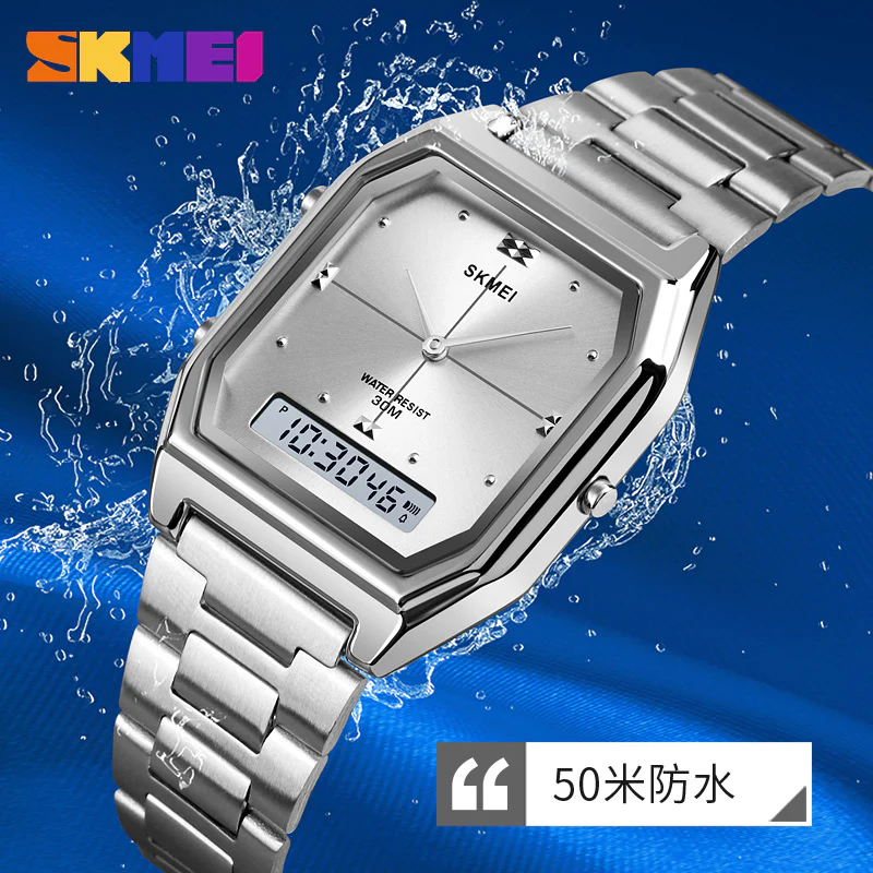 2258 Reloj Skmei pulsera de metal - Image 7