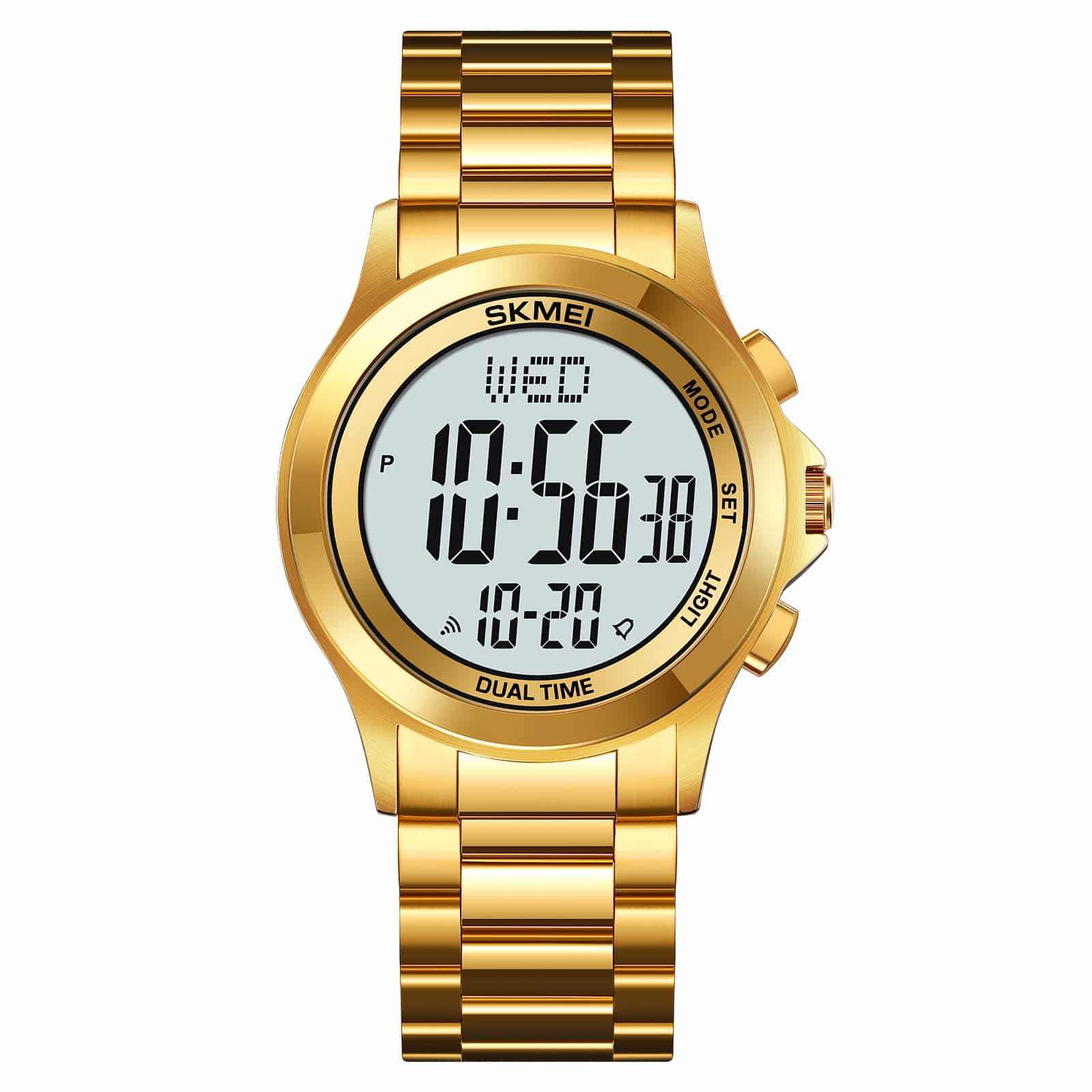 2271 Skmei reloj para hombre pulsera de acero inoxidable digital - Image 2