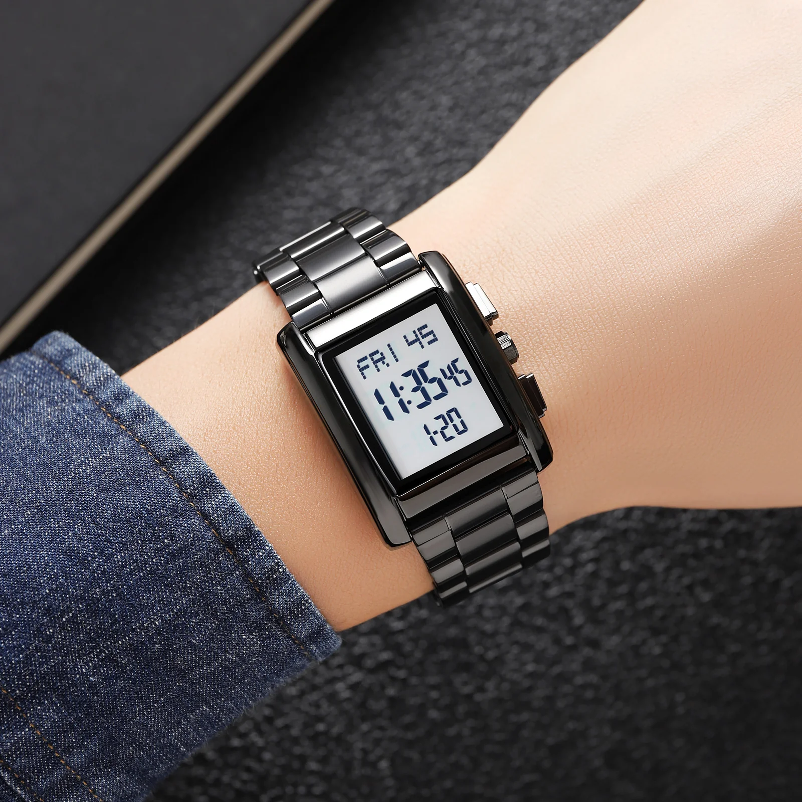 2273 Skmei reloj para caballero pulsera de metal - Image 3