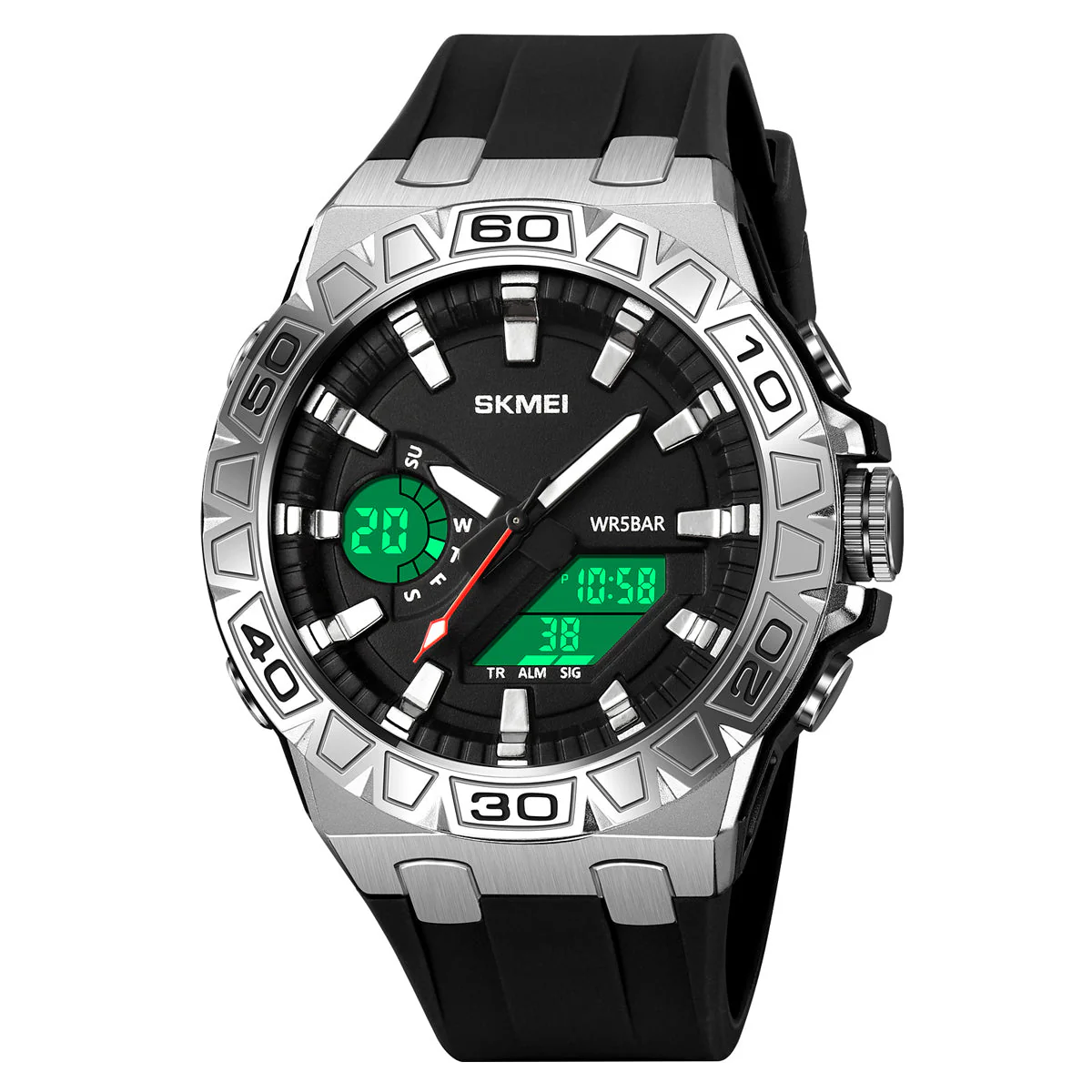 2276 Reloj Skmei deportivo para hombre pulsera de resina - Image 4