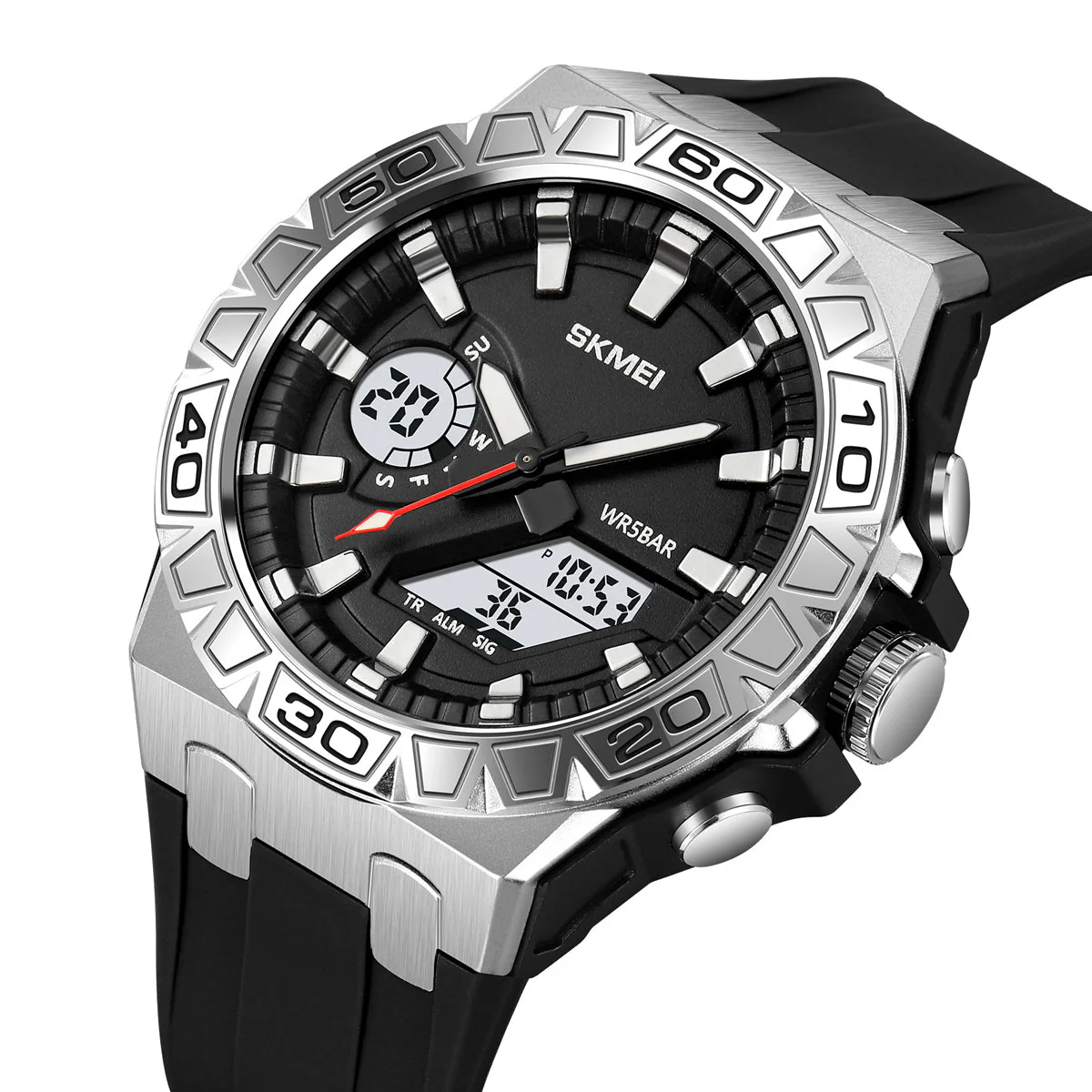 2276 Reloj Skmei deportivo para hombre pulsera de resina - Image 5