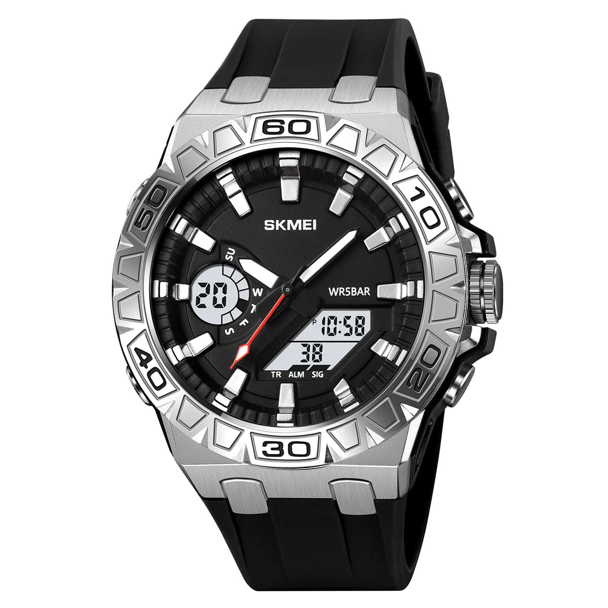 2276 Reloj Skmei deportivo para hombre pulsera de resina - Image 6