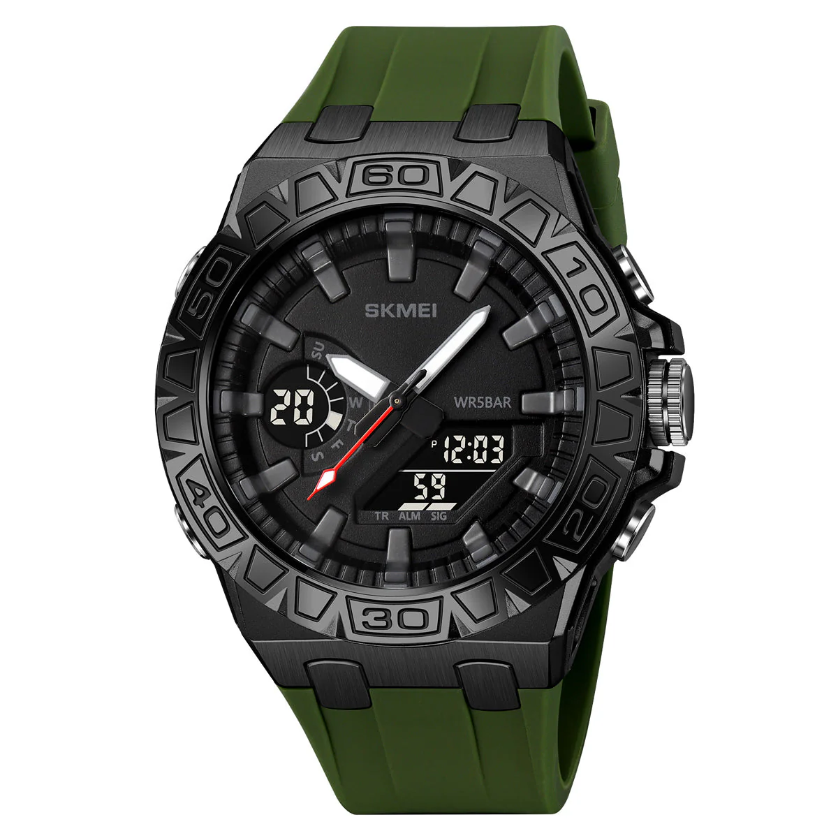 2276 Reloj Skmei deportivo para hombre pulsera de resina - Image 9