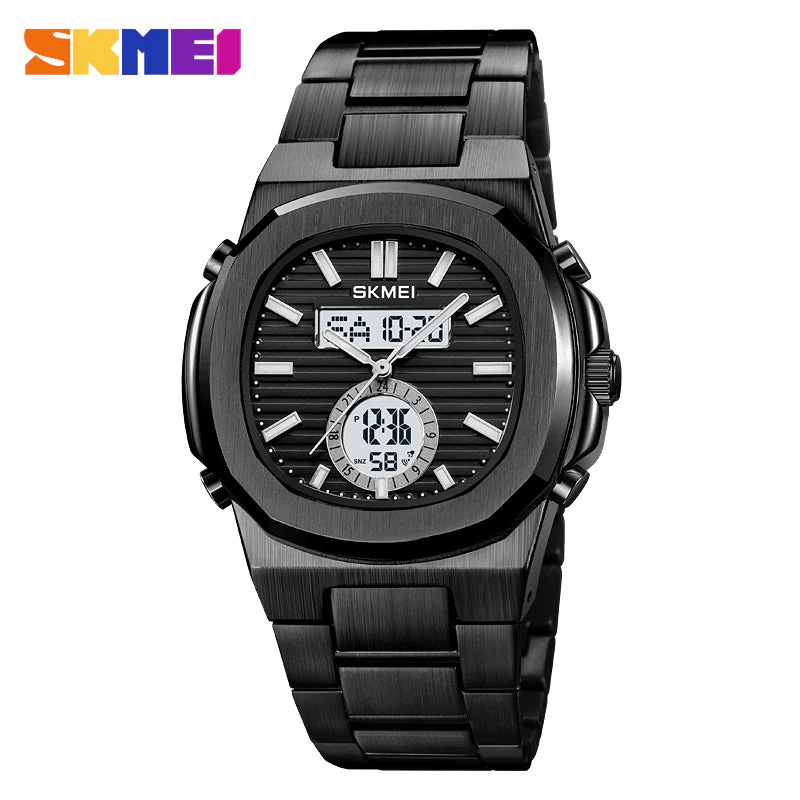 2279 Reloj Skmei para caballero pulsera de acero inoxidable - Image 12