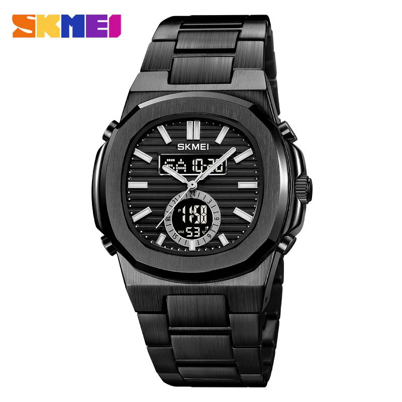 2279 Reloj Skmei para caballero pulsera de acero inoxidable - Image 14