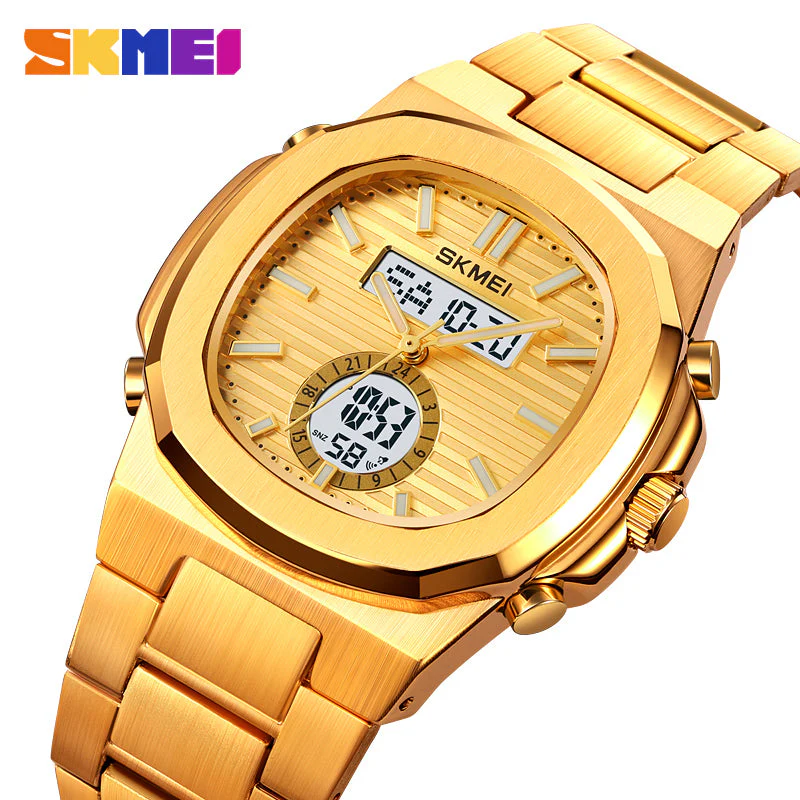 2279 Reloj Skmei para caballero pulsera de acero inoxidable - Image 6