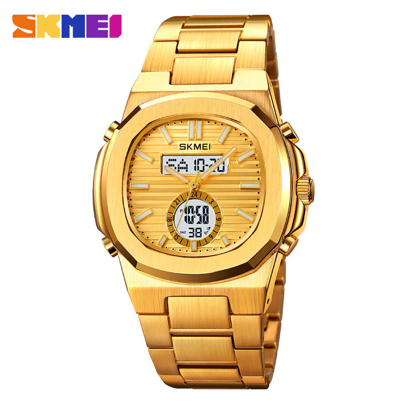 2279 Reloj Skmei para caballero pulsera de acero inoxidable - Image 7