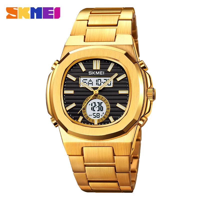 2279 Reloj Skmei para caballero pulsera de acero inoxidable - Image 8