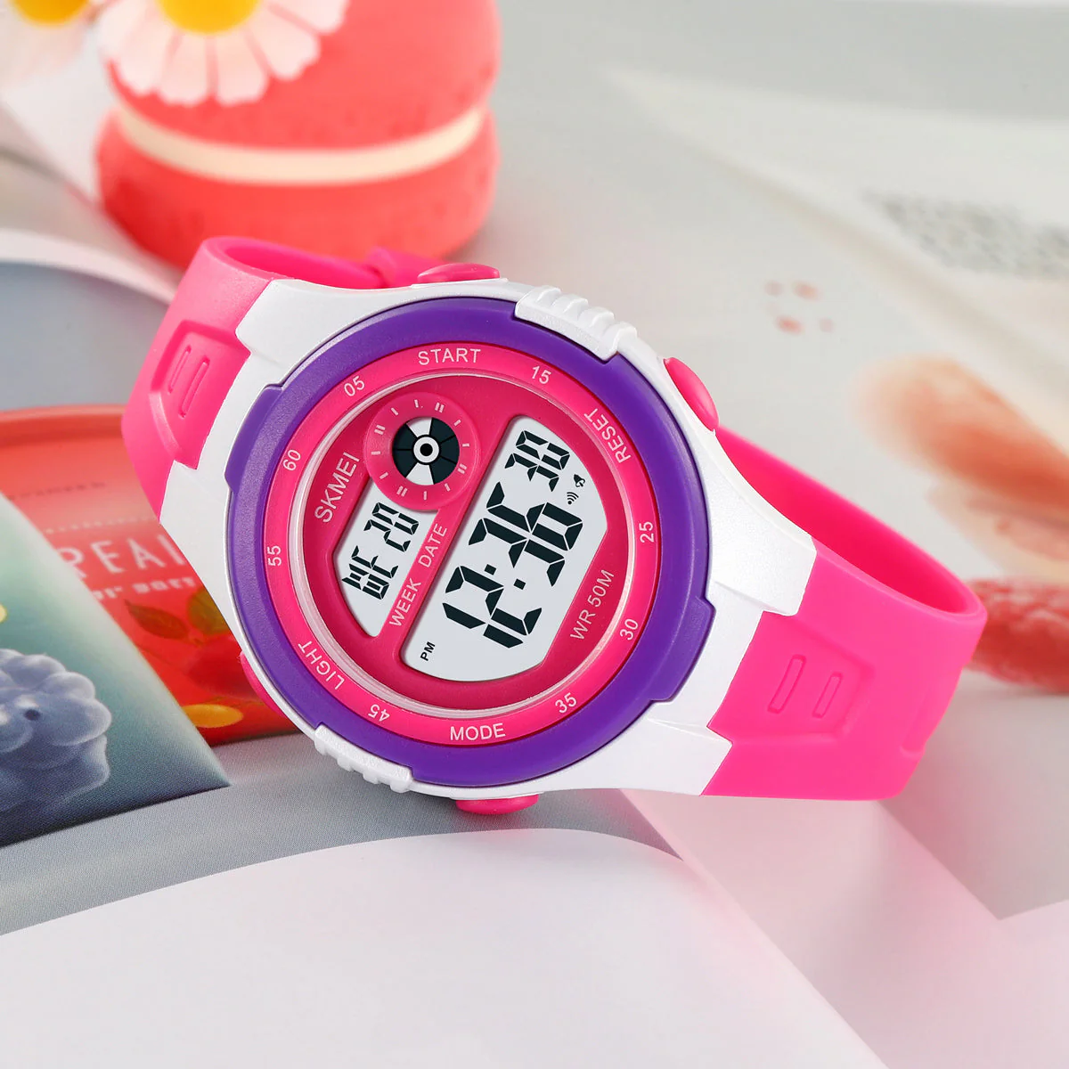 2280 Reloj Skmei para niños pulsera de resina digital - Image 10