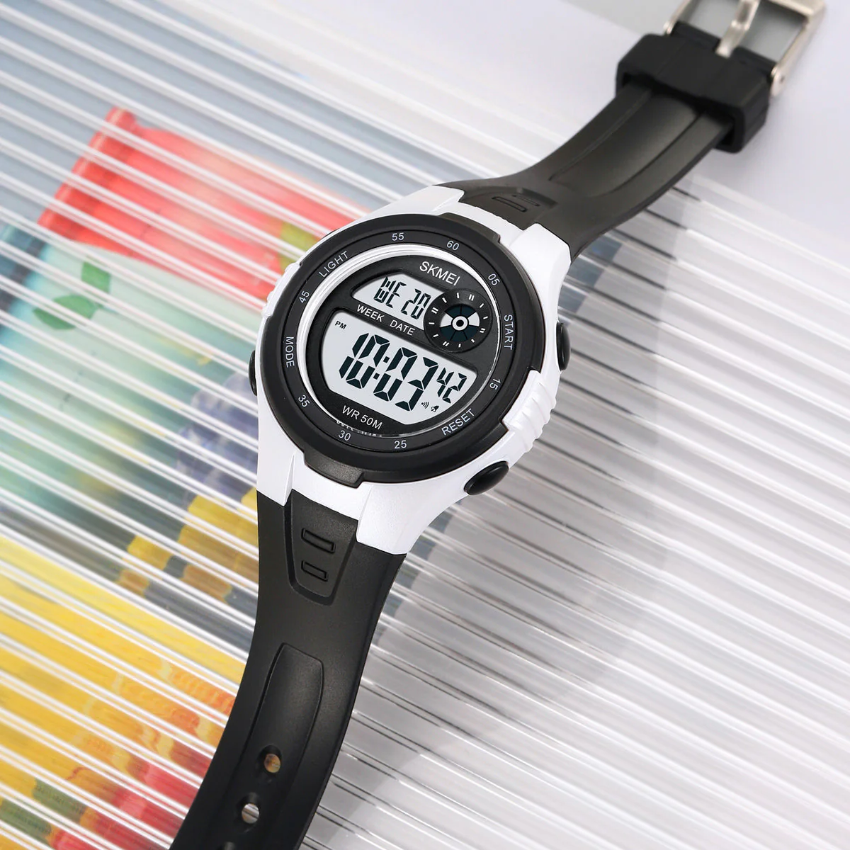 2280 Reloj Skmei para niños pulsera de resina digital - Image 19